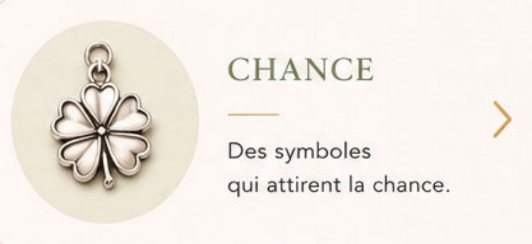 Pendentifs - Chance